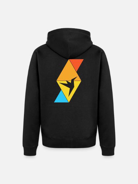 Colibri - Veste à capuche bio Premium Unisexe - noir