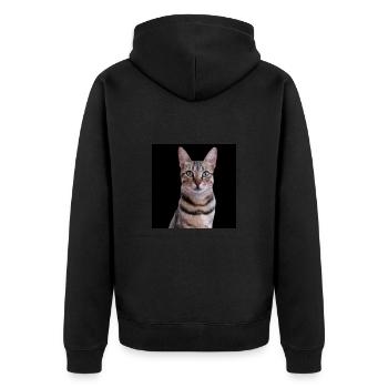 Chats chats - Veste à capuche bio Premium Unisexe - noir - Dos - Nico (187cm)