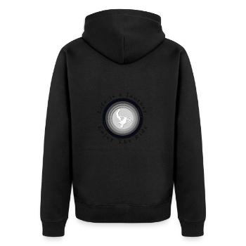 Motorbike - Veste à capuche bio Premium Unisexe - noir - Dos - Nico (187cm)