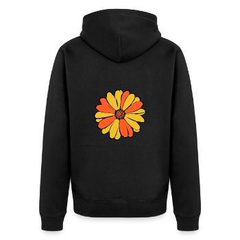 Mother's Day Gift Mother's Day Gift Idea - Unisex Premium Organic Zip Hoodie - black - Back - Nico (187cm)