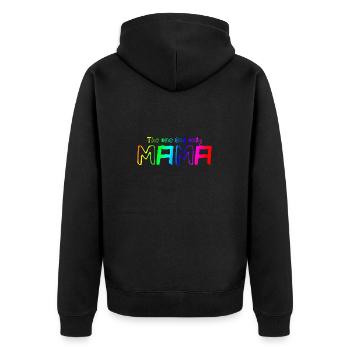 La seule et unique Mama | Mère | Maman | Parents - Veste à capuche bio Premium Unisexe - noir - Dos - Nico (187cm)