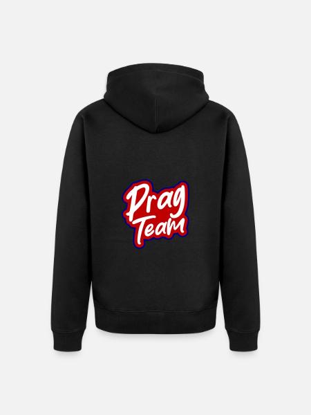 Prague Team - Unisex Premium Organic Zip Hoodie - black