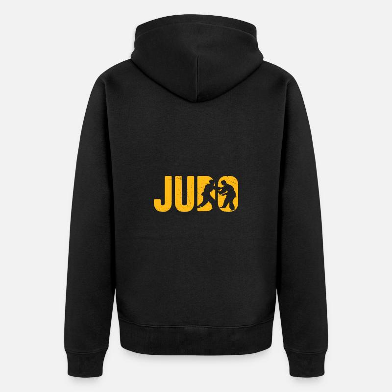 Judo - Veste à capuche bio Premium Unisexe - noir