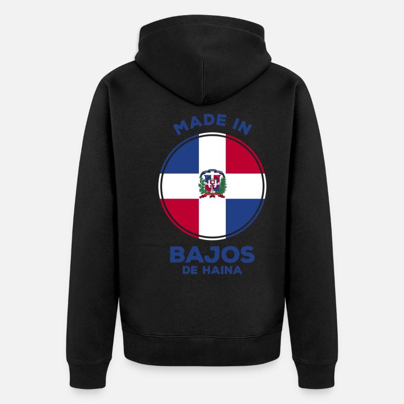 Bajos De Haina - Veste à capuche bio Premium Unisexe - noir