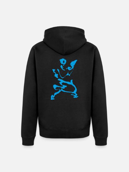Taichi - Unisex Premium Bio Zip Hoodie - Schwarz