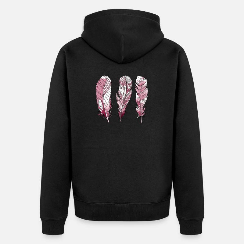 Stylo - Veste à capuche bio Premium Unisexe - noir
