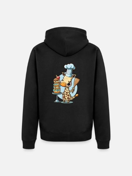 Cuisson à la commande - Veste à capuche bio Premium Unisexe - noir