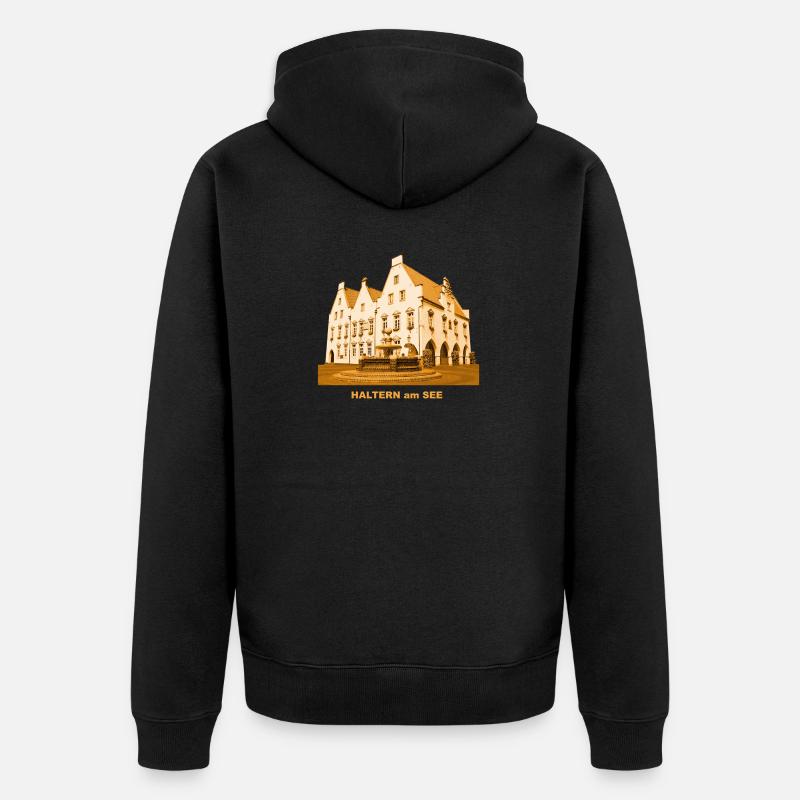 Haltern am See Rathaus - Veste à capuche bio Premium Unisexe - noir