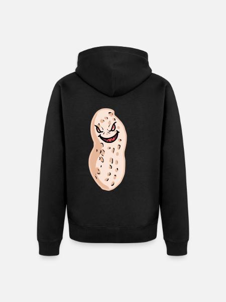 Halloween Peanut Peanuts - Unisex Premium Organic Zip Hoodie - black