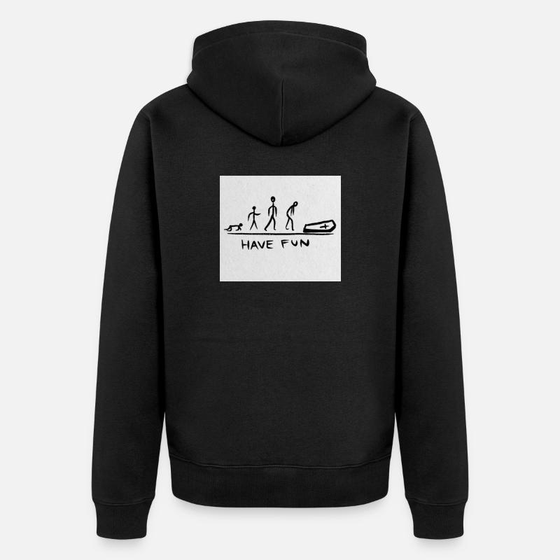 AMUSEZ-VOUS - Veste à capuche bio Premium Unisexe - noir