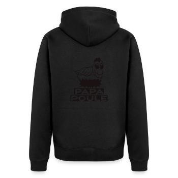 Meilleur Papa poule - Veste à capuche bio Premium Unisexe - noir - Dos - Nico (187cm)