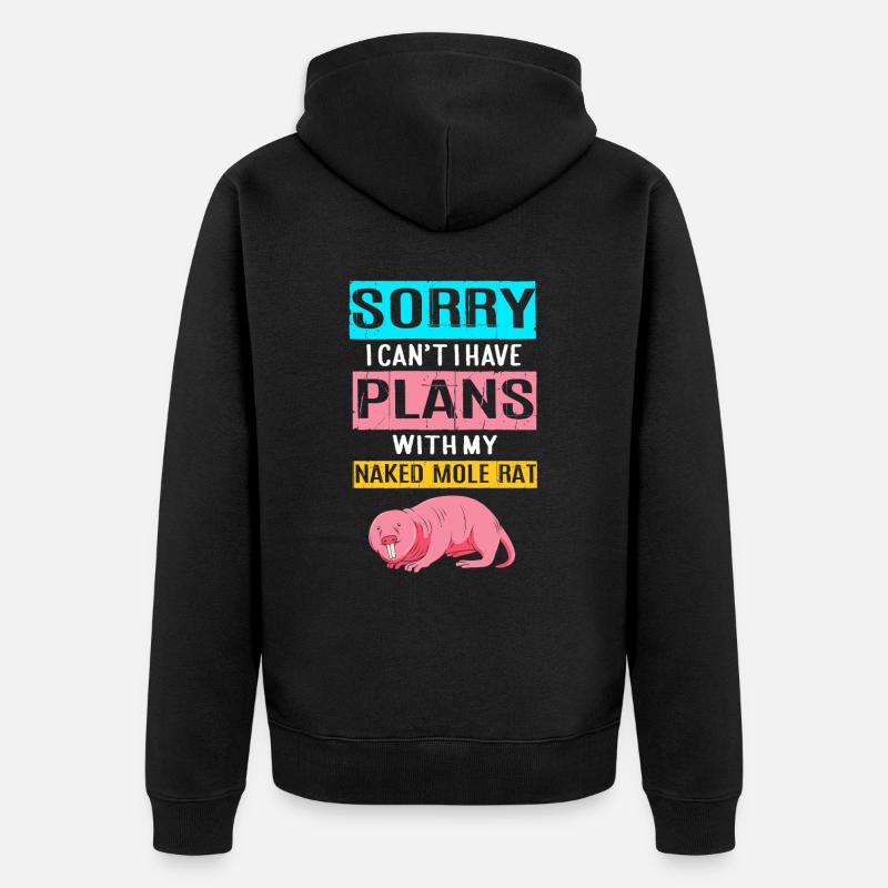 Chiot de sable - Veste à capuche bio Premium Unisexe - noir