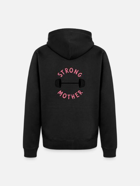 Mors dag Mor Barselsgave Mor Mor - Premium økologisk unisex-hættejakke - sort