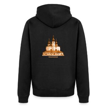 Waldsassen Kappl Trinity Church Bavière - Veste à capuche bio Premium Unisexe - noir - Dos - Nico (187cm)