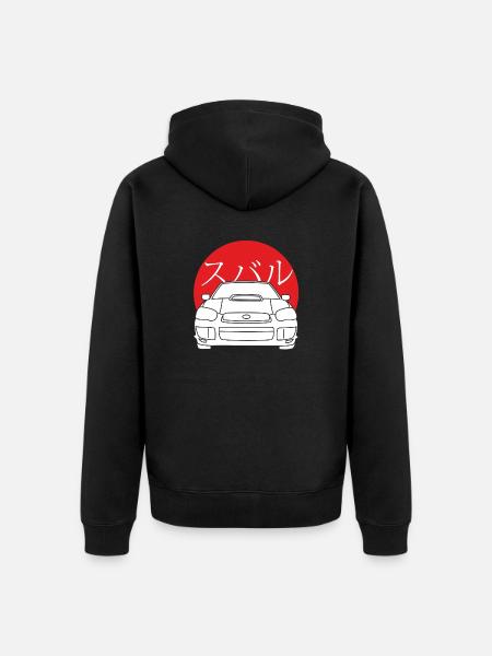 Impreza WRX BLOBEYE - Veste à capuche bio Premium Unisexe - noir