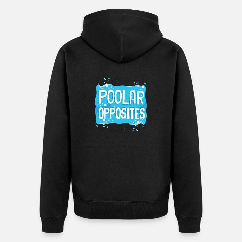 Pool Guy Cleaner Pool Service - Unisex Premium Bio Zip Hoodie - Schwarz