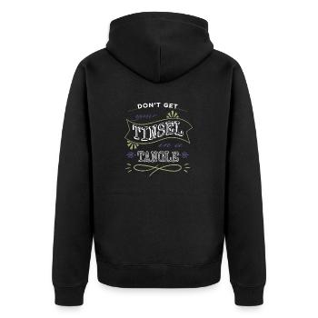 Beard Gang Geek Mignon Drôle Dictons Dino - Veste à capuche bio Premium Unisexe - noir - Dos - Nico (187cm)