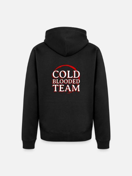 In cold blood - Unisex Premium Organic Zip Hoodie - black