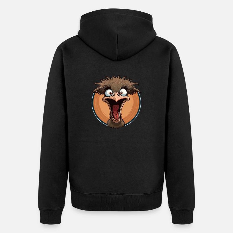 I m so crazy ! - Veste à capuche bio Premium Unisexe - noir