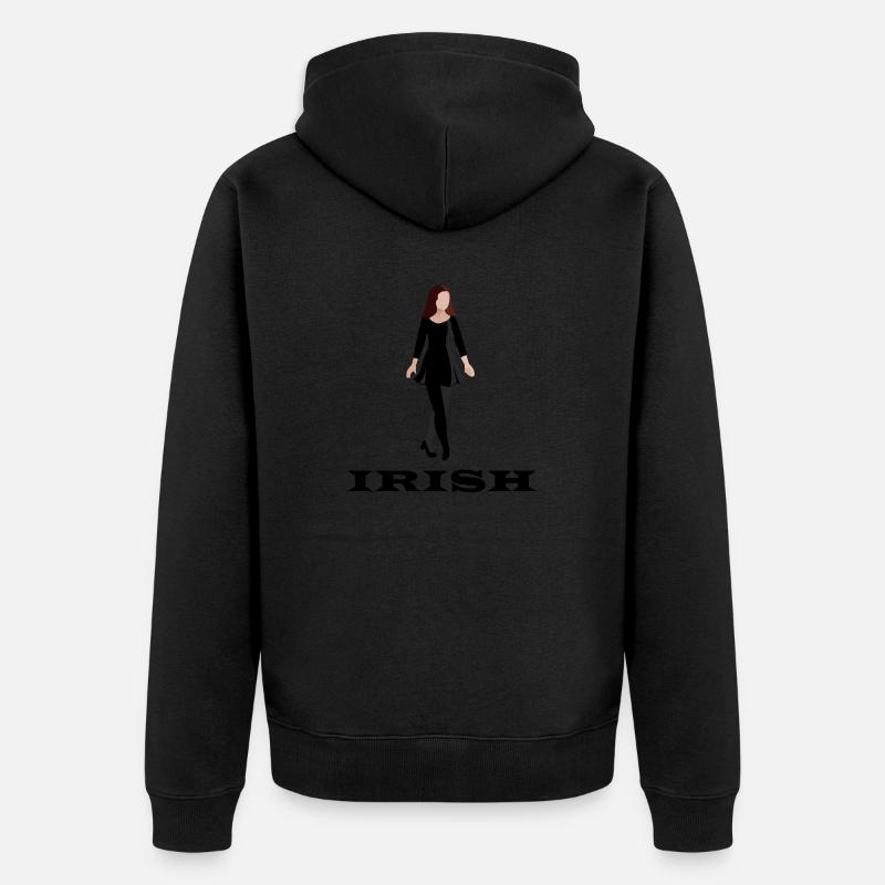 Danse Musique de danse - Veste à capuche bio Premium Unisexe - noir