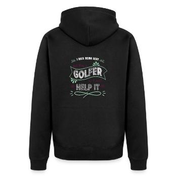 happy space ship birthday present night sky - Unisex Premium Bio Zip Hoodie - Schwarz - Hinten - Nico (187cm)