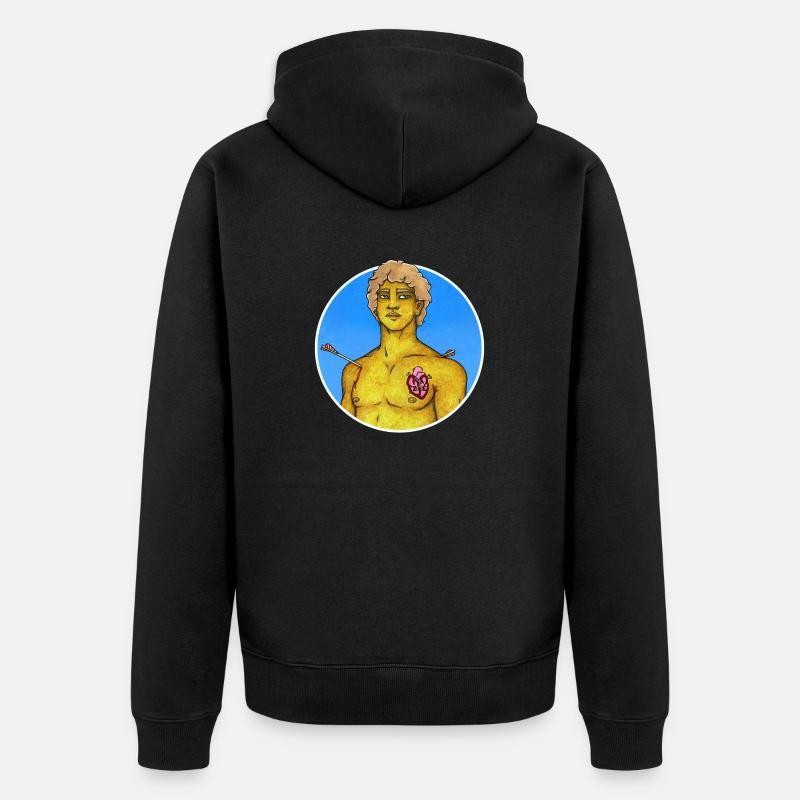 SAINT SÉBASTIEN - Veste à capuche bio Premium Unisexe - noir