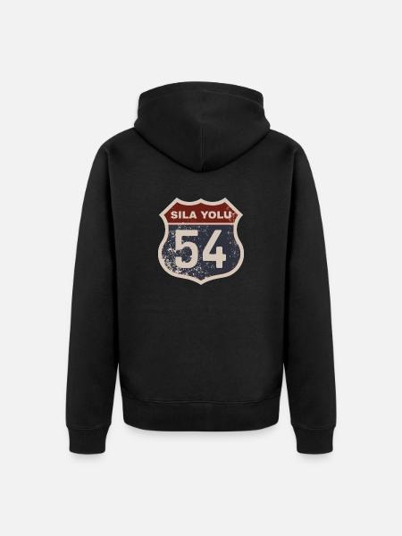Sakarya - Unisex Premium Organic Zip Hoodie - black