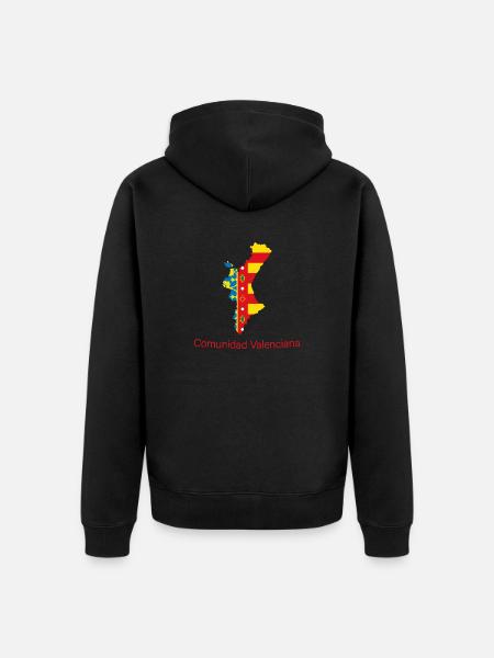 Comunidadvalenciana - Unisex Premium Organic Zip Hoodie - black