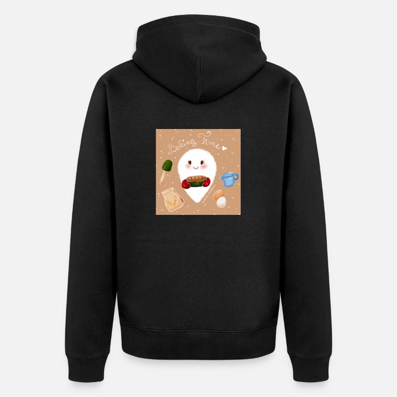 Cuire - Veste à capuche bio Premium Unisexe - noir