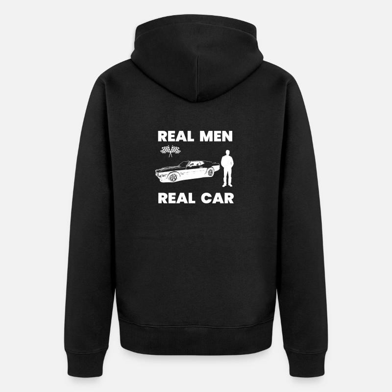 Auto - Unisex Premium Bio Zip Hoodie - Schwarz