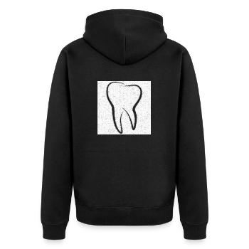 | dentaire Dentiste | Dentiste | Assistante dentaire - Veste à capuche bio Premium Unisexe - noir - Dos - Nico (187cm)