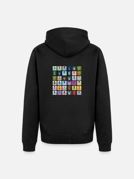Quack Mageddon NFT - Unisex Premium Organic Zip Hoodie - black