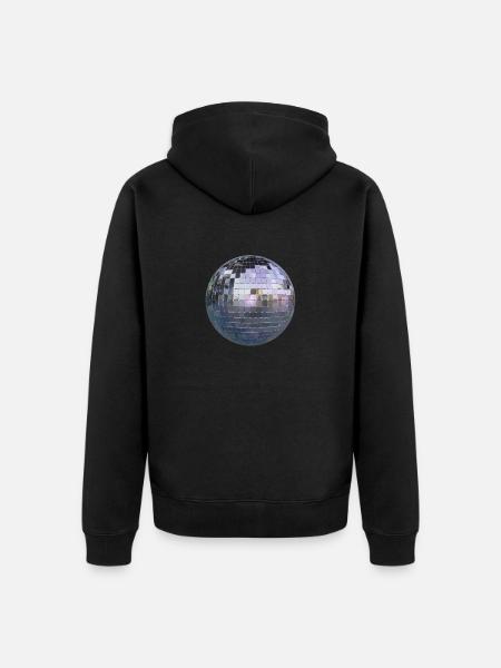 Bal Disco - Veste à capuche bio Premium Unisexe - noir