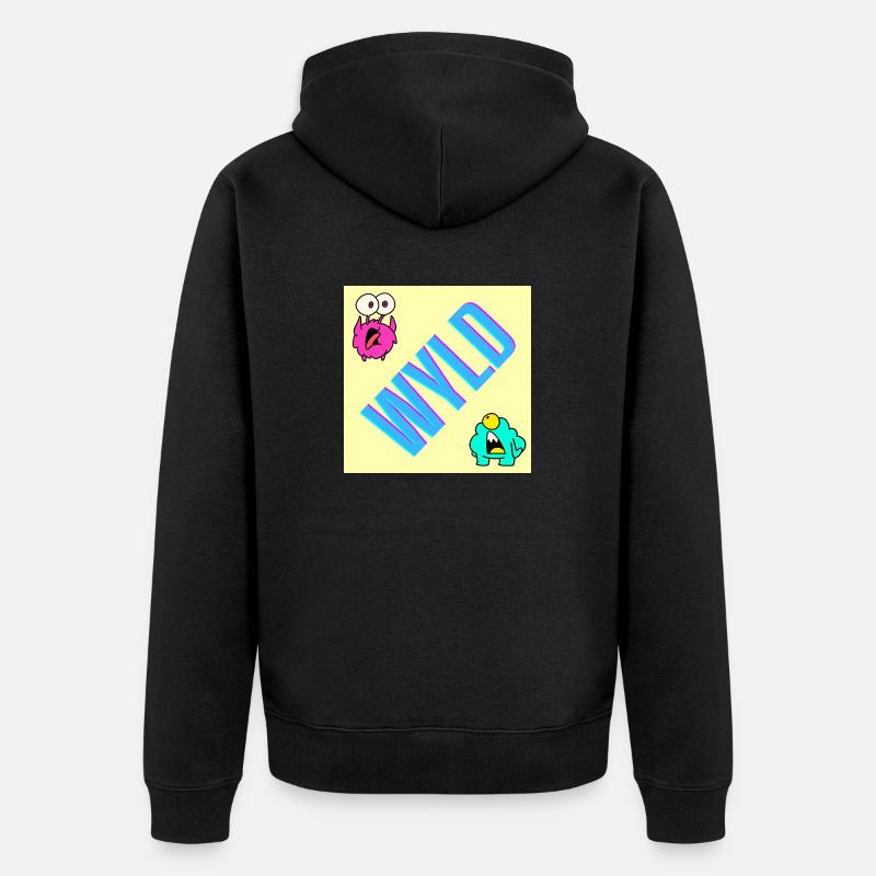 wyld - féroce, grossier - Veste à capuche bio Premium Unisexe - noir