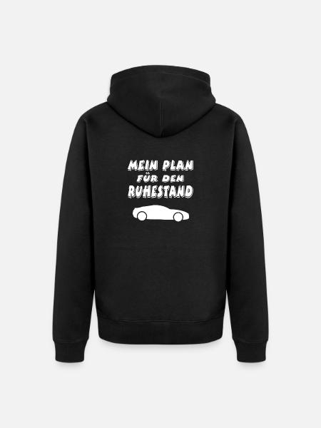 Auto - Unisex Premium Bio Zip Hoodie - Schwarz