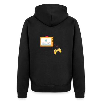 Sauvez la planète - Veste à capuche bio Premium Unisexe - noir - Dos - Nico (187cm)