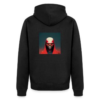 the red demon - Veste à capuche bio Premium Unisexe - noir - Dos - Nico (187cm)