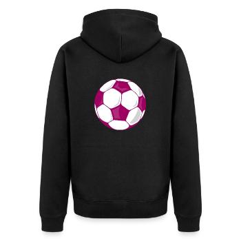 football footballeur fan coupe du monde - Veste à capuche bio Premium Unisexe - noir - Dos - Nico (187cm)
