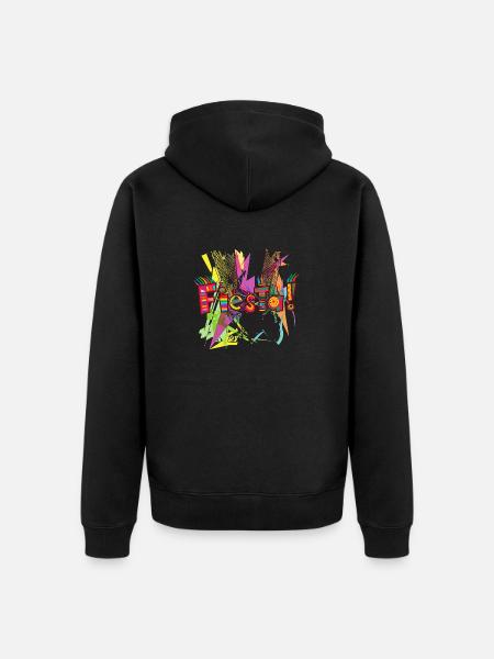 Fiesta ! - Veste à capuche bio Premium Unisexe - noir