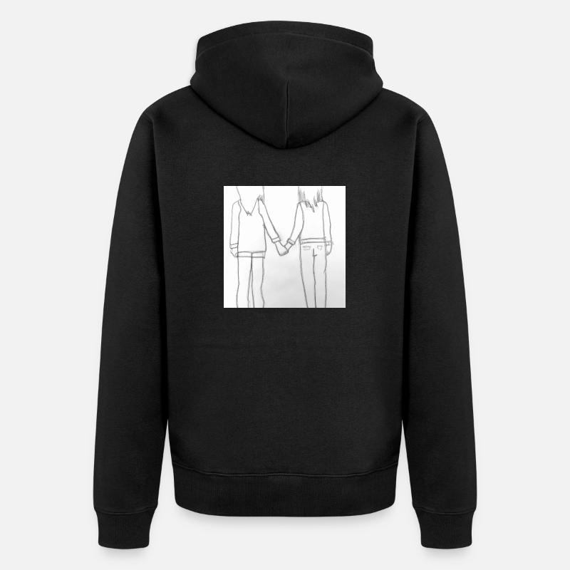 LGBT Queer 🌈🌈 - Veste à capuche bio Premium Unisexe - noir