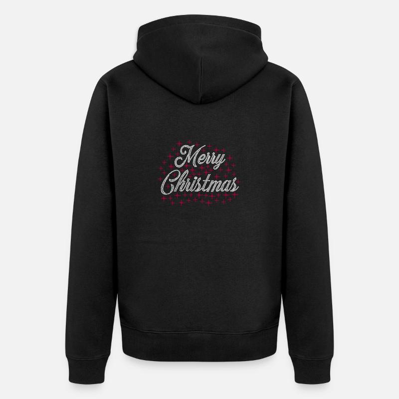 Joyeux Noël - Veste à capuche bio Premium Unisexe - noir
