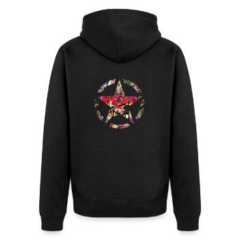 Graffiti style Splash hip hop couleurs peintre couleur - Veste à capuche bio Premium Unisexe - noir - Dos - Nico (187cm)