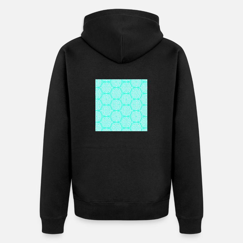 Modèle chinois - Veste à capuche bio Premium Unisexe - noir