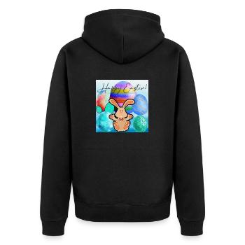 Joyeux Noël, Noël. - Veste à capuche bio Premium Unisexe - noir - Dos - Nico (187cm)