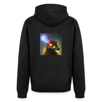 Coati - Veste à capuche bio Premium Unisexe - noir - Dos - Nico (187cm)