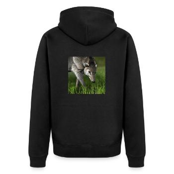 Réaliste Faune Nature Animaux Animaux - Veste à capuche bio Premium Unisexe - noir - Dos - Nico (187cm)
