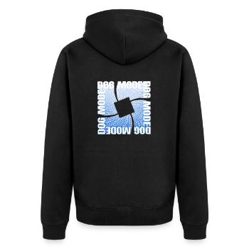 Déclaration Beagle Dog Race Beagle Dogs Mammal - Veste à capuche bio Premium Unisexe - noir - Dos - Nico (187cm)