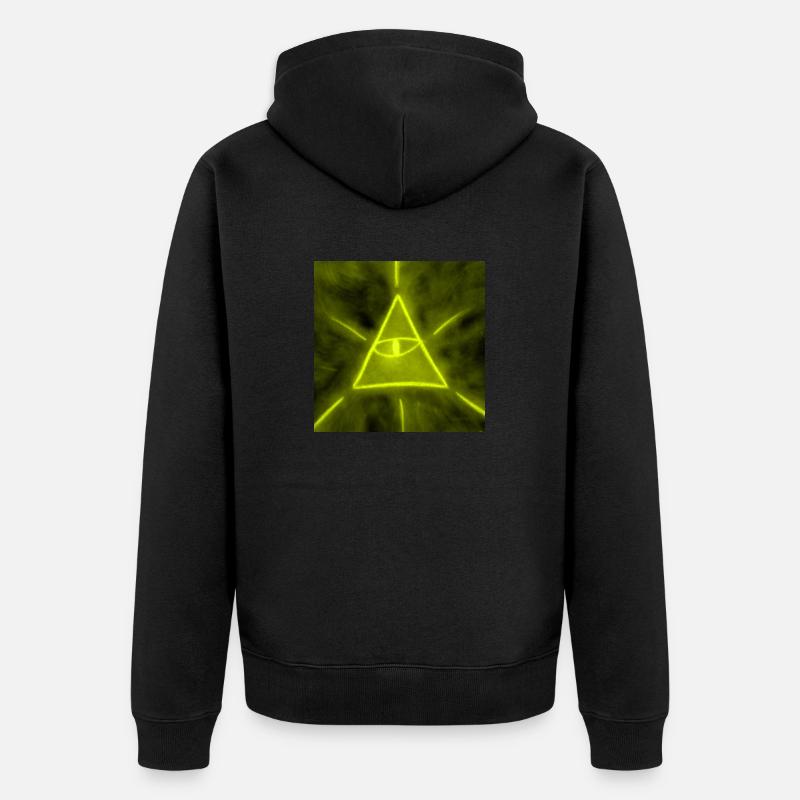 ÊTRE JAUNE SUPRÊME - Veste à capuche bio Premium Unisexe - noir