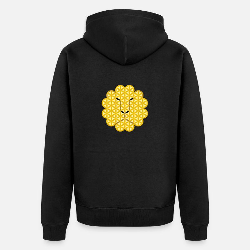 Lion de Vie - Alpha - Veste à capuche bio Premium Unisexe - noir
