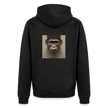 Planète singe des singes - Veste à capuche bio Premium Unisexe - noir - Dos - Nico (187cm)